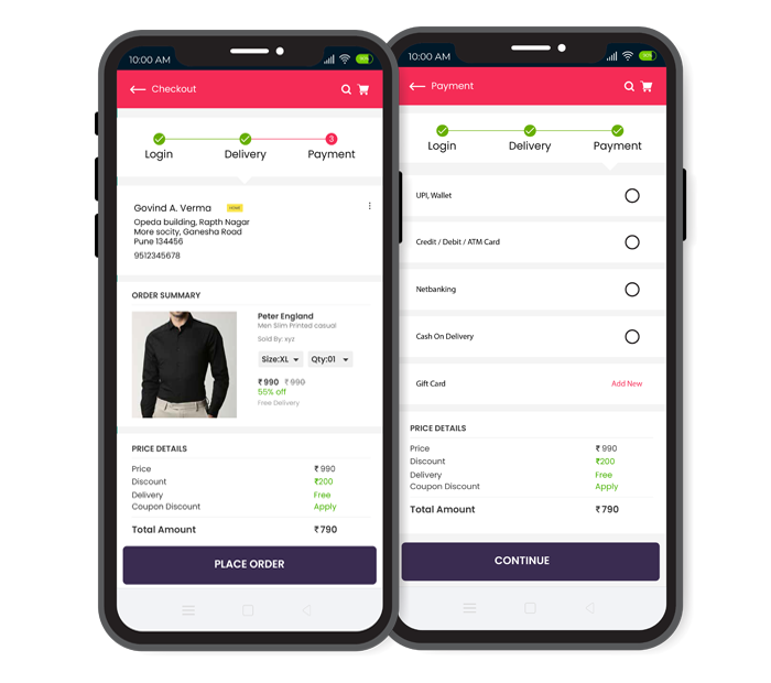 Marketplace app features for buyer