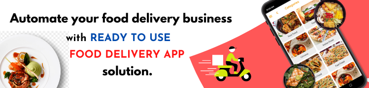 ready to use food delivery app solution