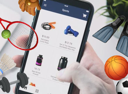 sports equipment ecommerce app